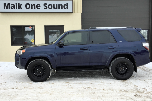 Toyota 2019 4Runner with professional window tint in North Bay